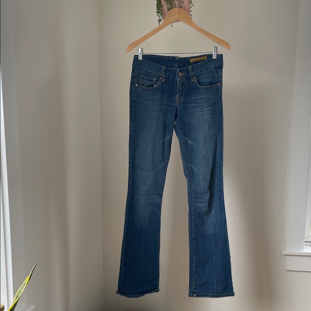 Seven7 Women's Boot Cut Jeans in Deep Blue